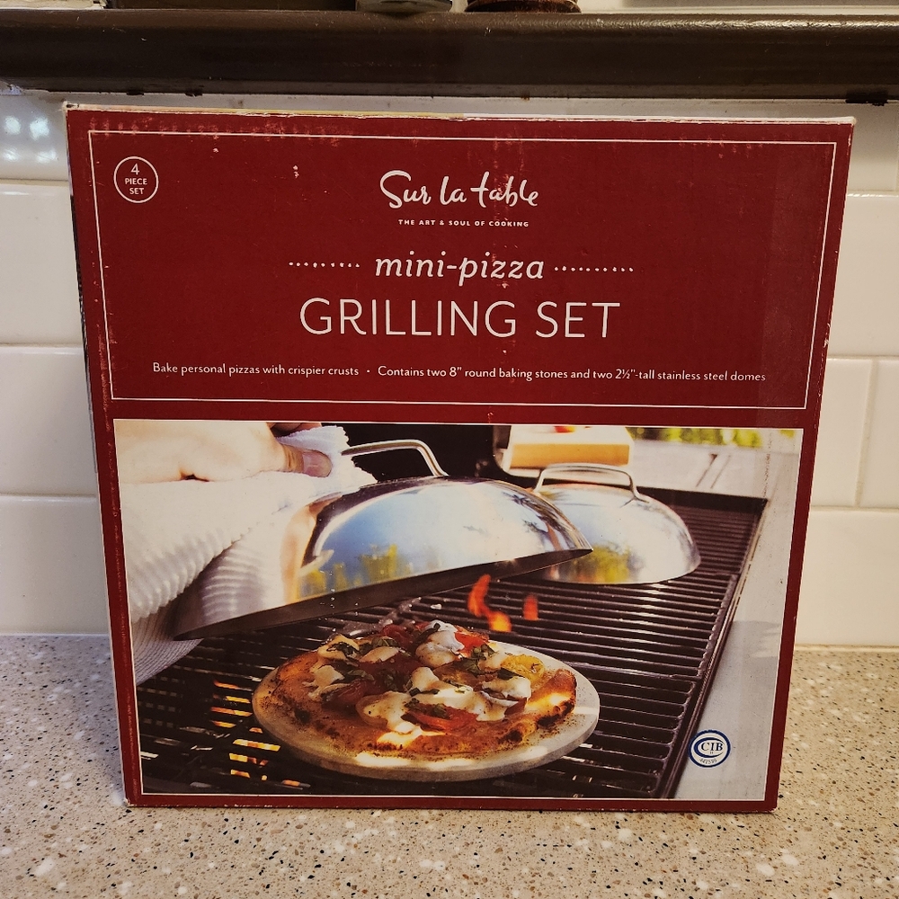 Sur La Table Mini-Pizza Grilling Set